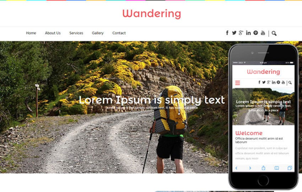 Wandering a Travel Guide Flat Bootstrap Responsive web template