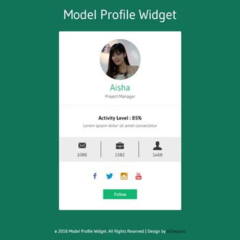 My Profile – Personal Portfolio category bootstrap Responsive  Web Template