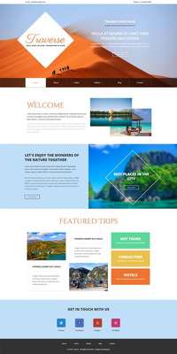 Traverse a Travel Category Flat Bootstrap responsive Web Template