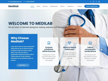 Medilab - Free Medical Bootstrap Template | BootstrapMade