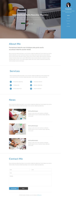 Conjoint a Personal Category Flat Bootstrap Responsive Web Template