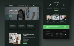 Laundries a Website Template for Laundry Services