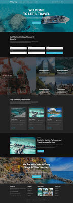 Go Trip a Travel Agency Website Template