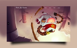 Kids Video Game Website Template