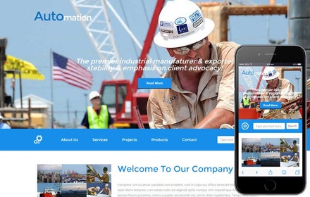 Automation a Industrial Category Flat Bootstrap Responsive Web Template