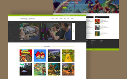 Gaming Creators Website Template