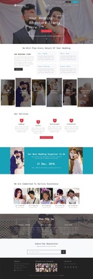 Wedding Organizer – Wedding Category Bootstrap Responsive Web Template