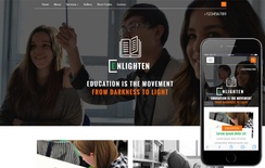 Enlighten an Education Category Flat Bootstrap Responsive Web Template