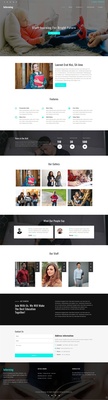 Informing an Education Category Bootstrap Responsive Web Template