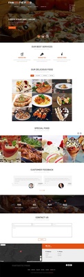 Fantastic Hotels and Restaurants Flat Bootstrap Responsive WebTemplate