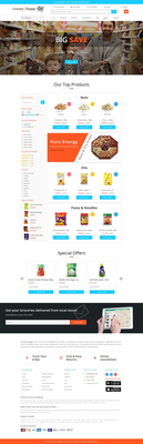 Grocery Shoppy Ecommerce Bootstrap Responsive Web Template