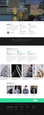 Estate Land – Flat Bootstrap Responsive Web Template