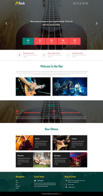 Rock a Entertainment Category Flat Bootstrap Responsive web Template