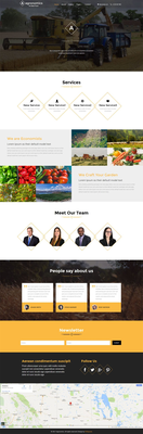 Agronomics an Agriculture Category Flat Bootstrap Responsive Web Template