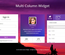 Multi Column Widget Flat Responsive Widget Template