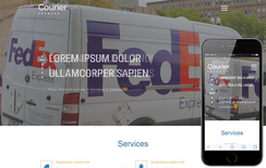 Courier Express a Transport Category Bootstrap Responsive Website Template