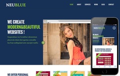 Neu Blue a Corporate Multipurpose Flat Bootstrap Responsive web template