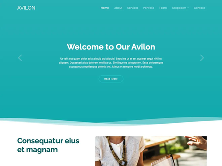 Avilon Bootstrap Landing Page Template | BootstrapMade