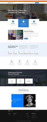 CleanFreshly Website Template