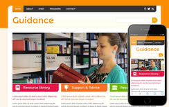 Guidance a Education Mobile Website Template