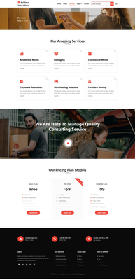 InTime a Logistics Website Template