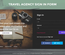 Travel Agency Sign In Form A Flat Responsive Widget Template