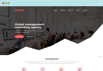 SCreative a Corporate Business Flat Responsive Web Template