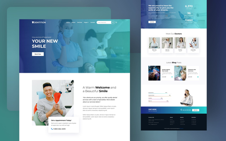 Dentition a Dental Clinic Website Template