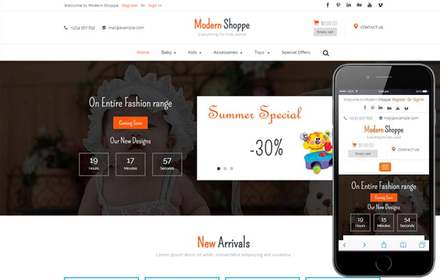 Modern Shoppe a Ecommerce Flat Bootstrap Responsive Web Template