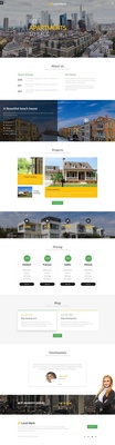 Land Mark – Real Estate Bootstrap Responsive Web Template