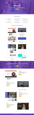 Diversity – Multipurpose Flat Bootstrap Responsive Web Template