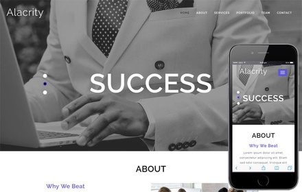 Alacrity Corporate Category Bootstrap Responsive Web Template