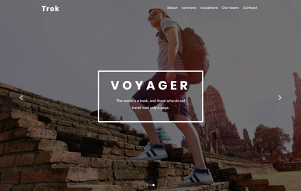 Trek Travel Category Bootstrap Responsive Web Template