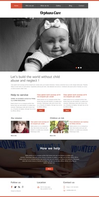 Orphans Care Charity Category Flat Bootstrap Responsive Web Template