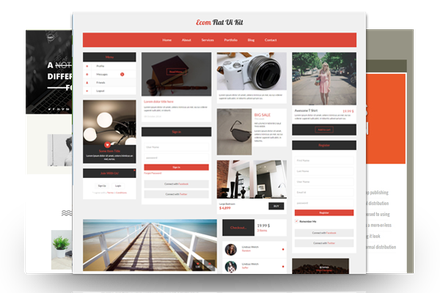 New Template Builder web template and mobile website template for free