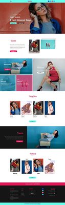 Sparkle a Fashion Category Bootstrap Responsive Web Template