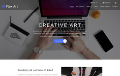 Flex Art a Corporate Category Bootstrap Responsive Web Template