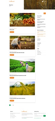 Farmstead Website Template