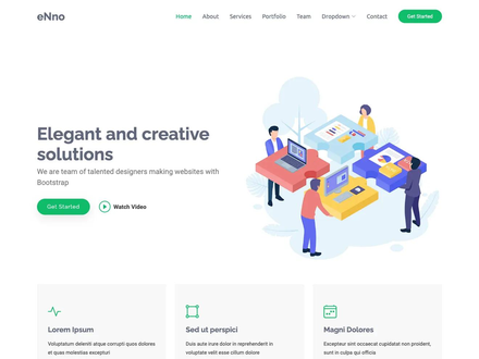 eNno - Simple Bootstrap Landing Page Template | BootstrapMade