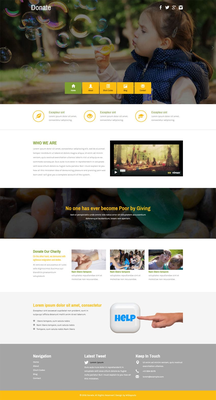 Donate a Social Category Flat Bootstrap Responsive  Web Template