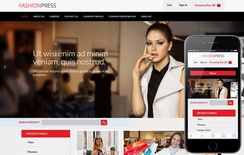 Fashion Press Flat Ecommerce Bootstrap Responsive Web Template