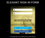 Elegant Sign In Form a Flat Responsive Widget Template