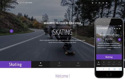 Skating a Sports Category Flat Bootstrap Responsive Web Template