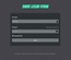 Dark Login Form Responsive Widget Template