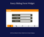 Fancy Sliding Form Widget Flat Responsive Widget Template
