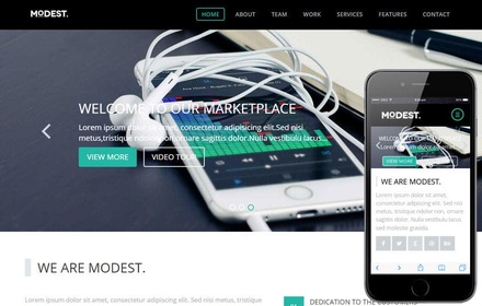 Modest a Singlepage Portfolio Flat Bootstrap Responsive Web Template