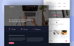 Digi Corp Website Template